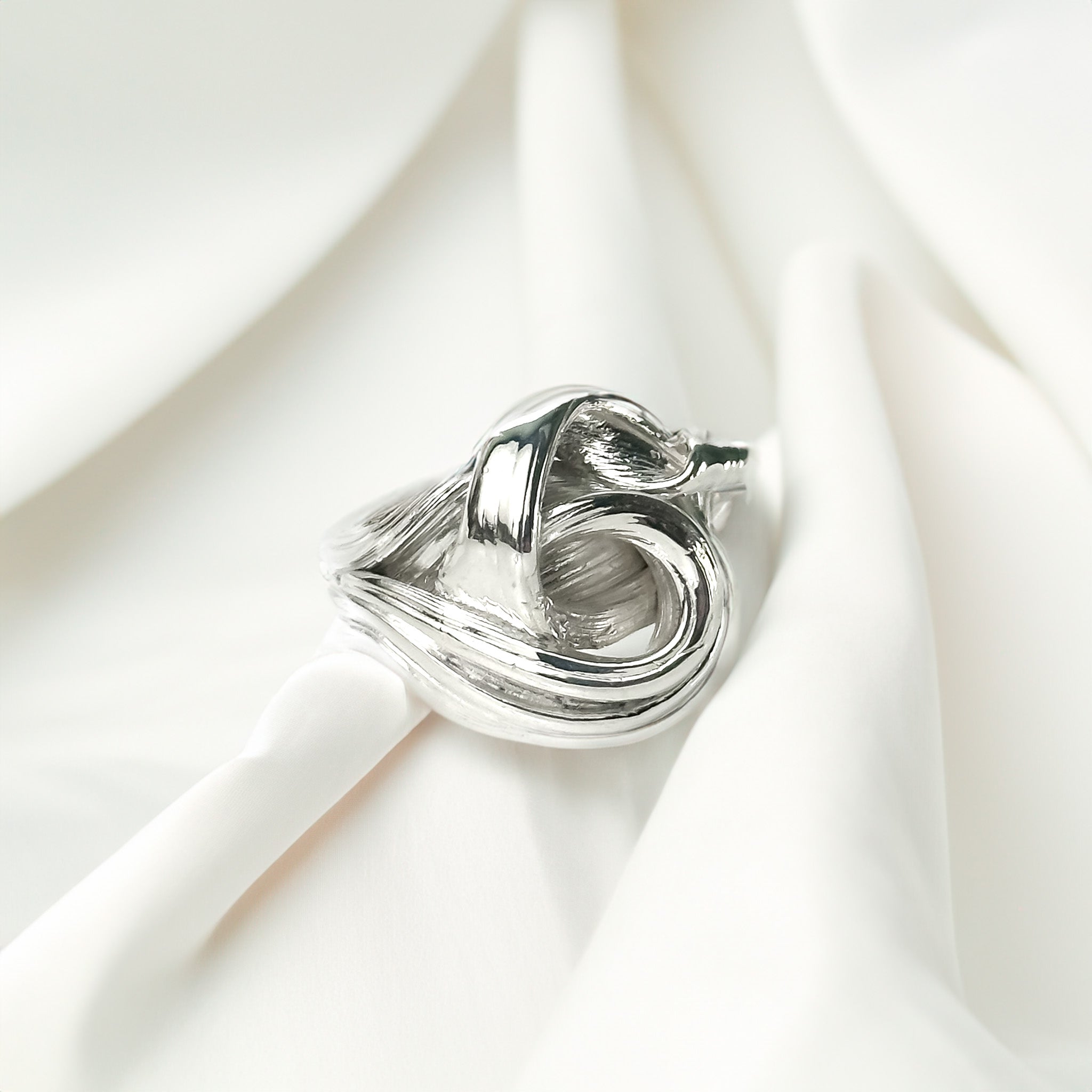One of a kind Drift Sterling Silver Ring - Size P
