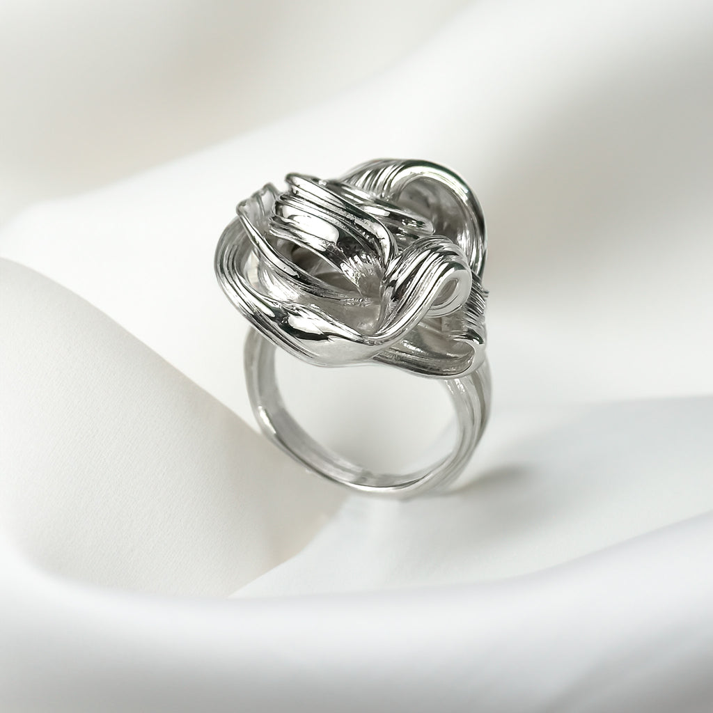 One of a kind Drift Sterling Silver Ring - Size O