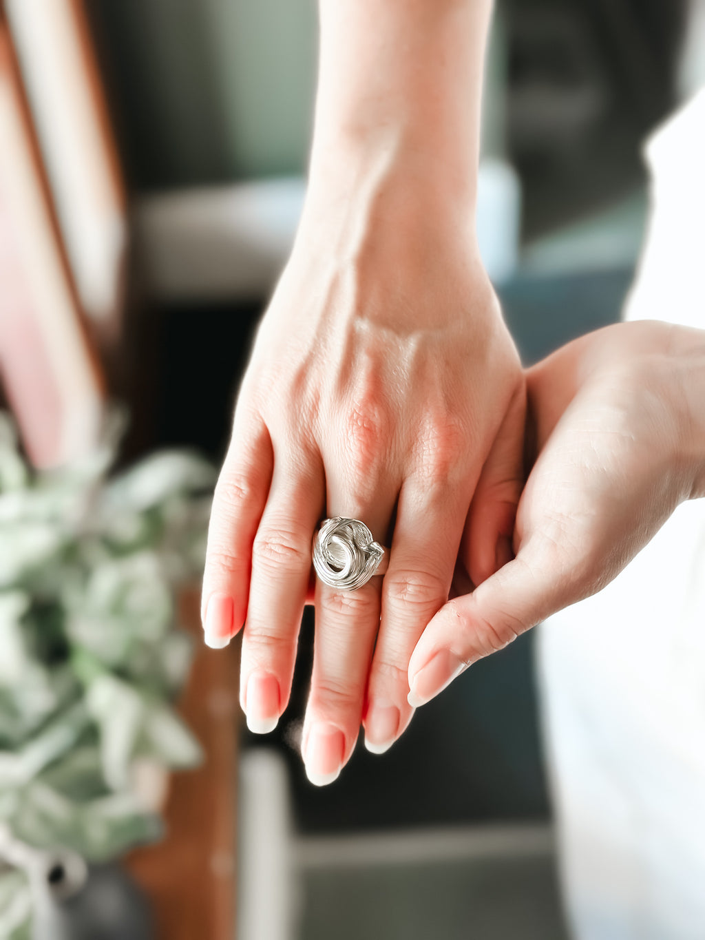One of a kind Drift Sterling Silver Ring - Size P