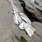 Shellseeker Long Sterling Silver Shell Necklace - No. 3