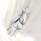 Shellseeker Long Sterling Silver Shell Necklace - No. 3