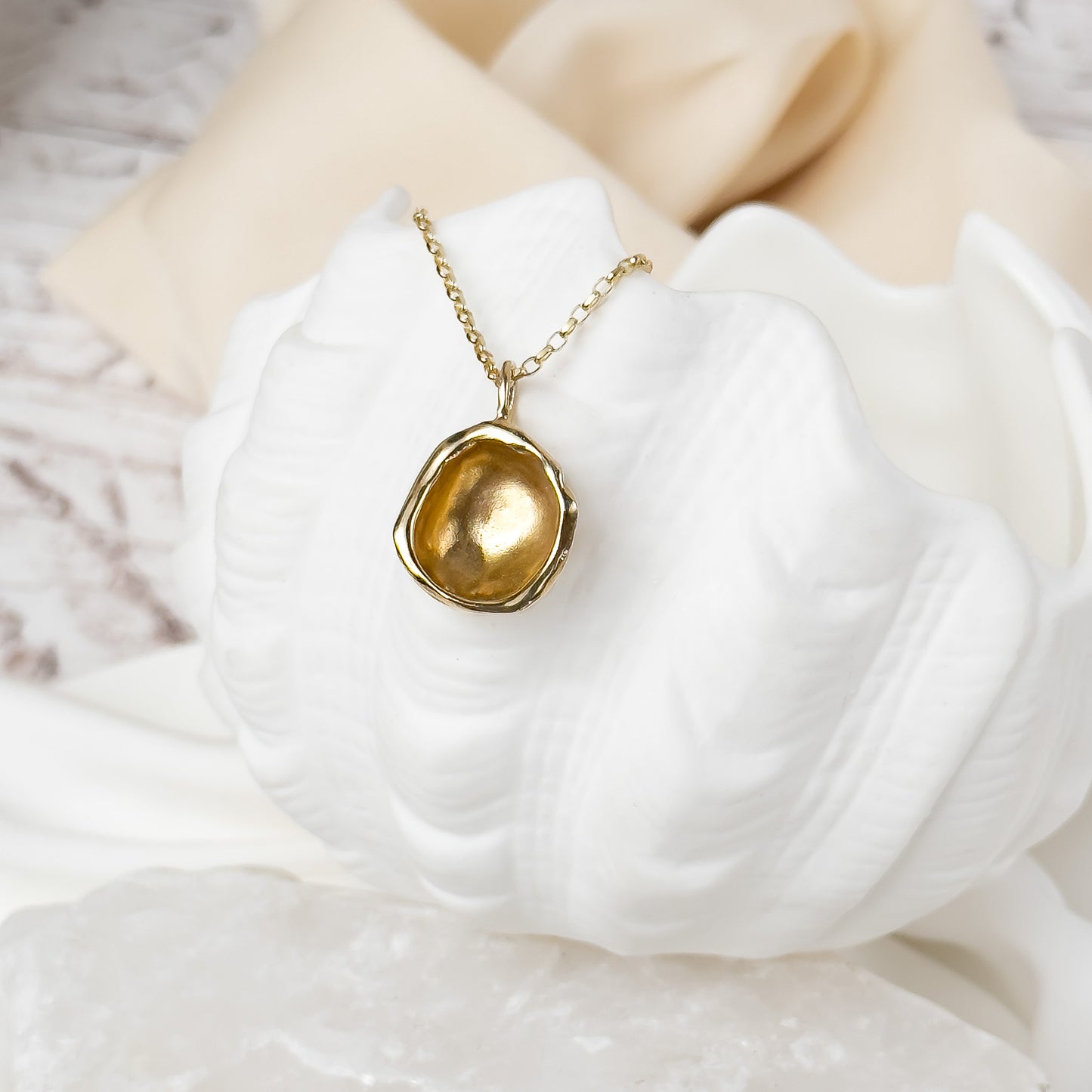 Gold Droplet Necklace