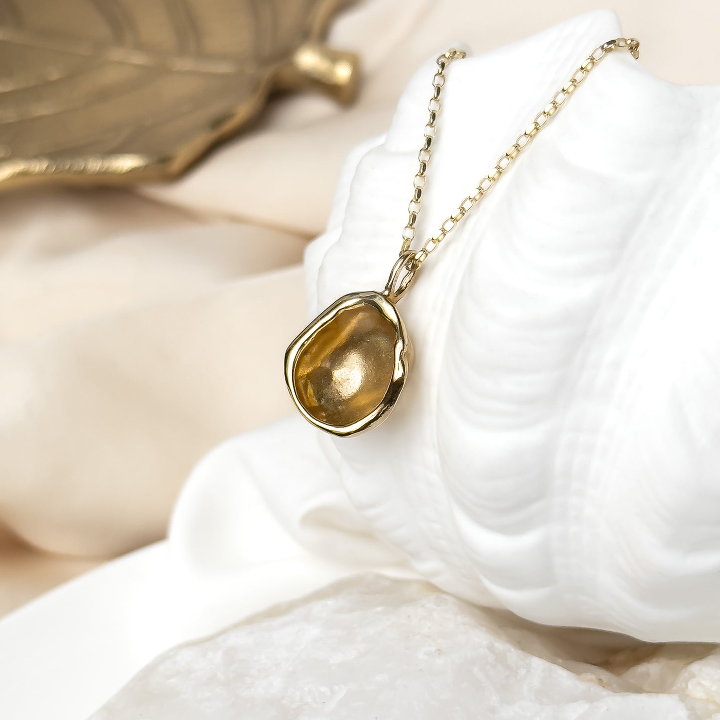 Gold Droplet Necklace