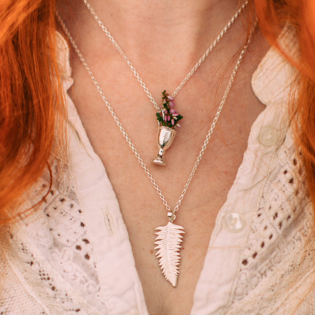 The Silver Cup - Sterling Silver Fairy Chalice Necklace