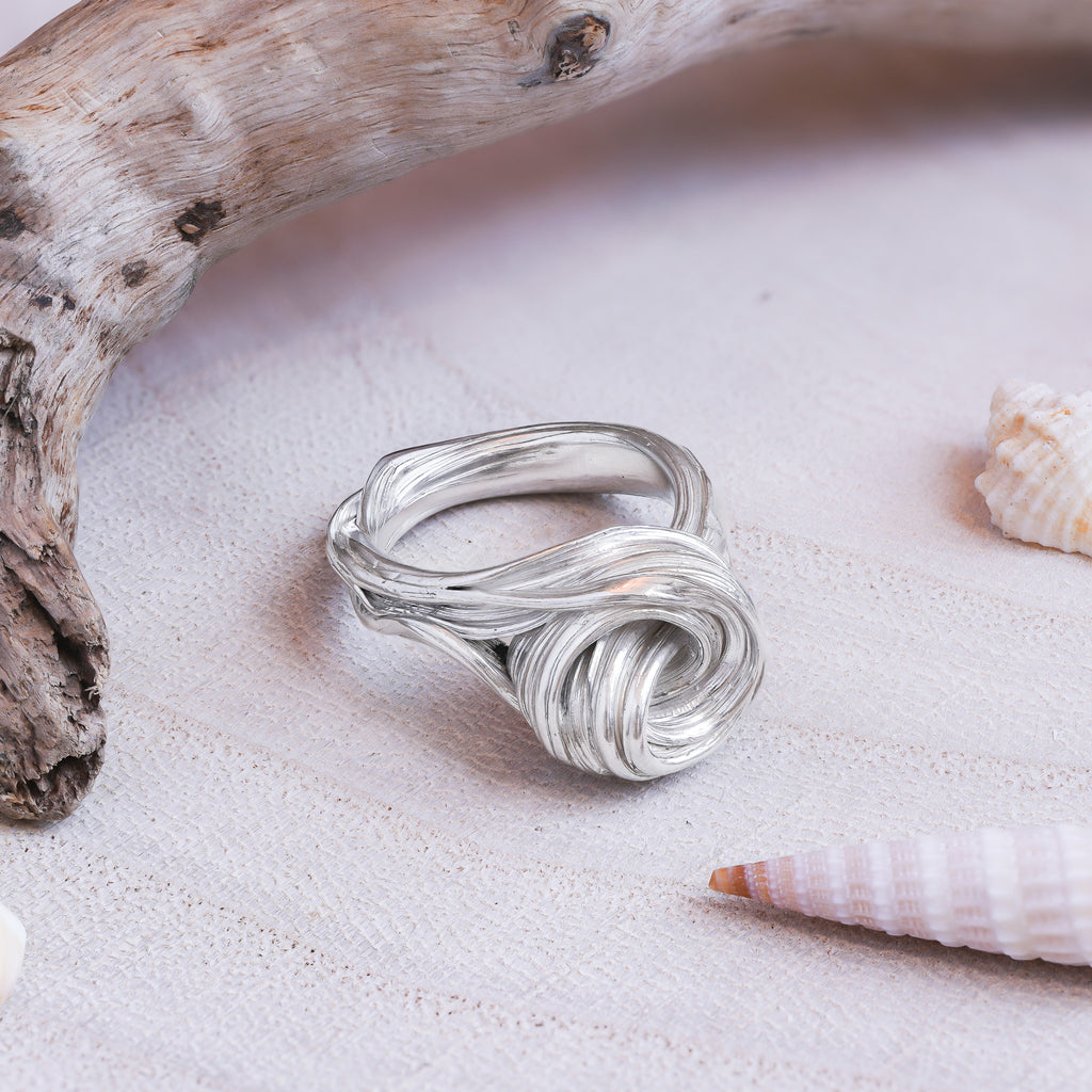One of a kind Drift Sterling Silver Ring - Size O