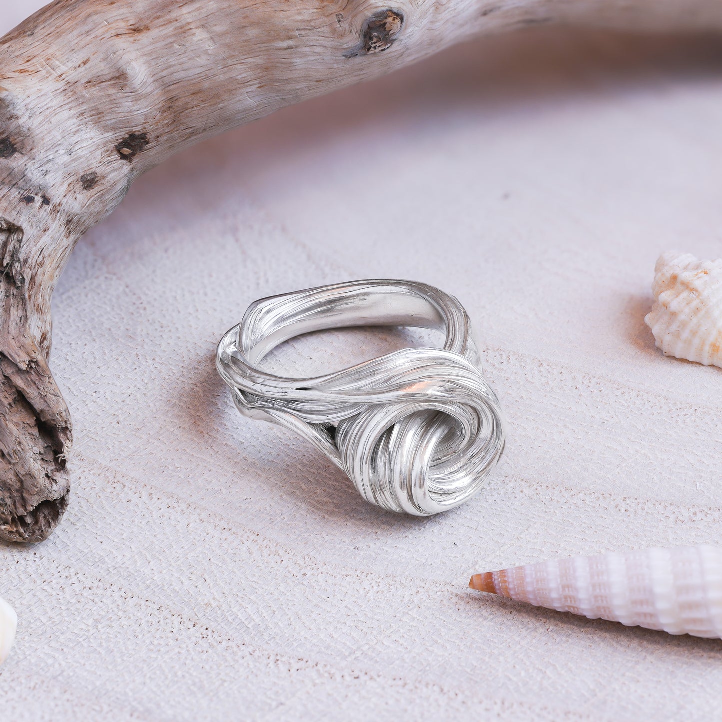 One of a kind Drift Sterling Silver Ring - Size O