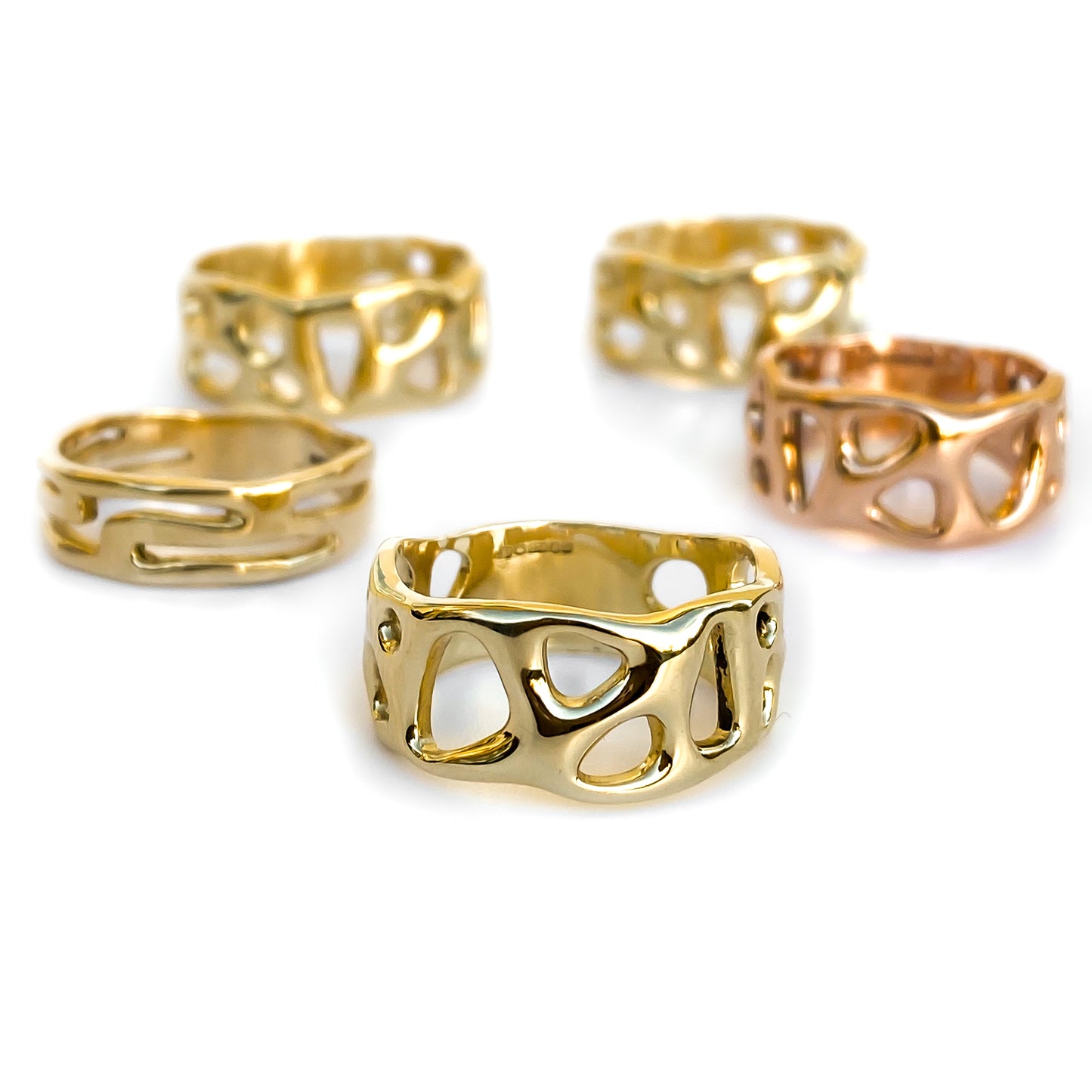 Gold Infinity Ring - Yellow, Rose or White Gold