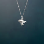 Sterling Silver Robin Charm Necklace