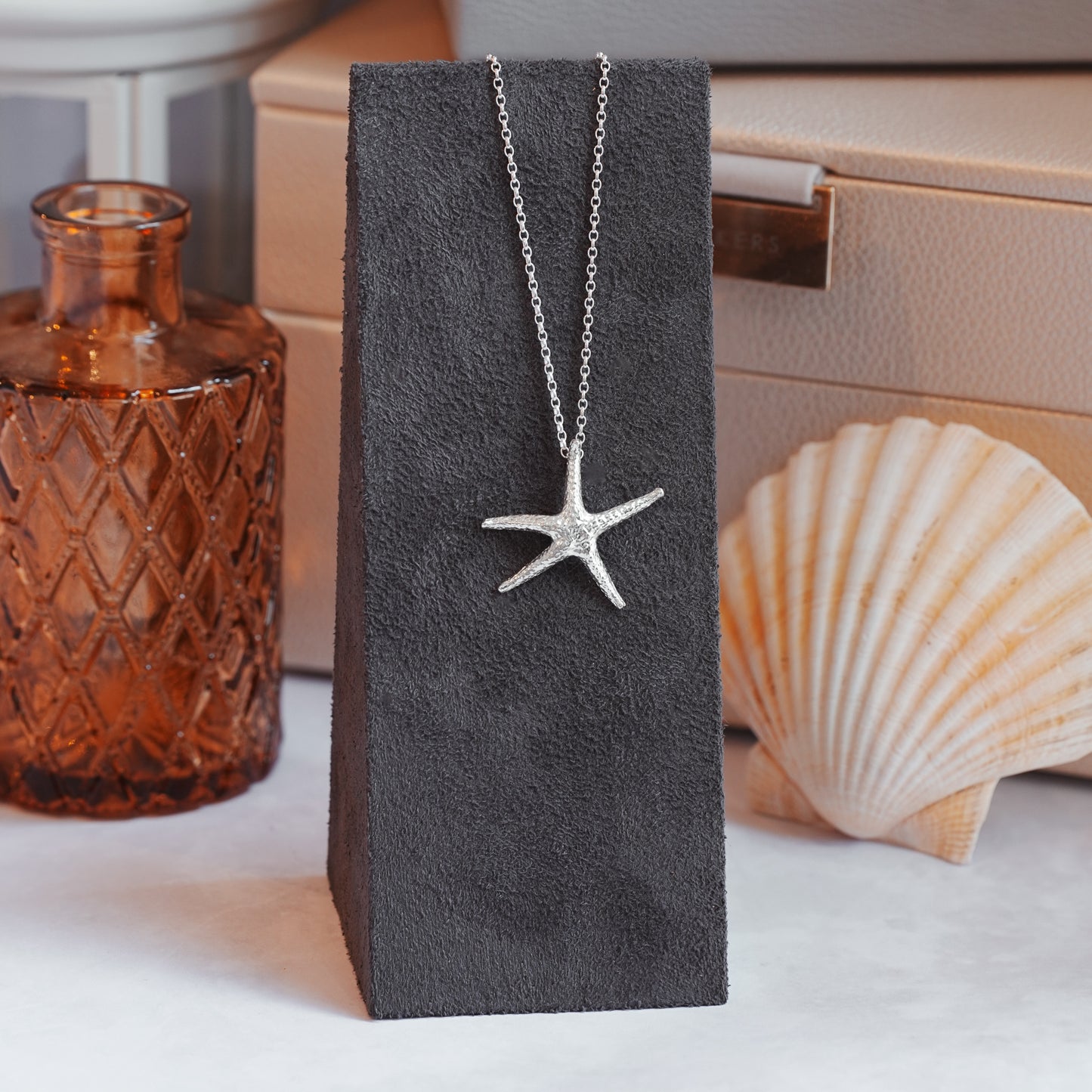 Sterling Silver 'Dancing' Starfish Necklace