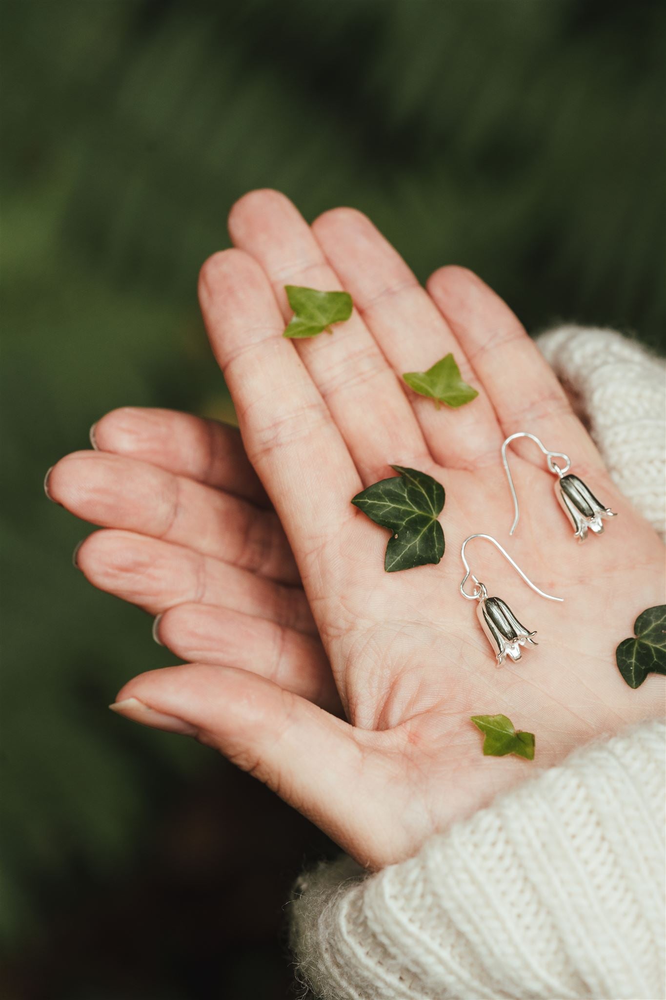 Bluebell Sterling Silver Drop Earrings