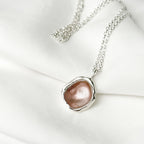 'Blossom' Sterling Silver Droplet Necklace