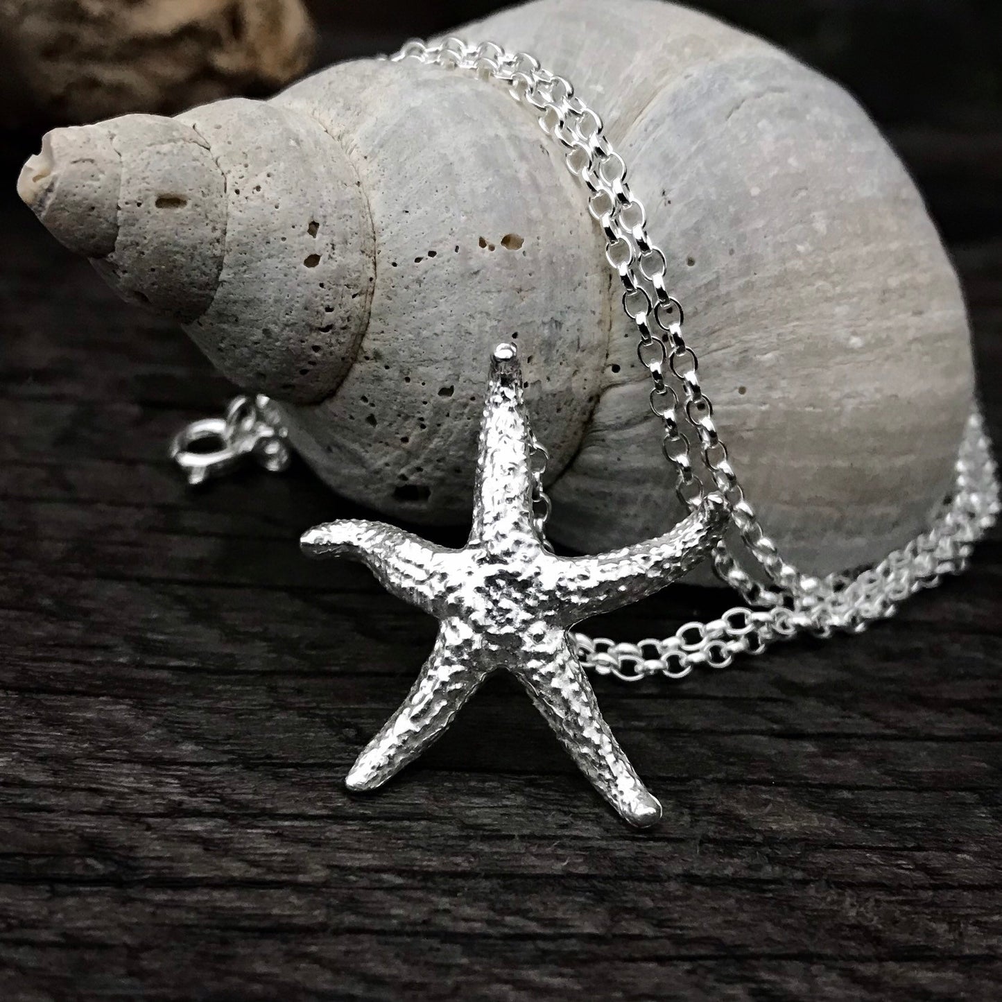 Sterling Silver Starfish Necklace