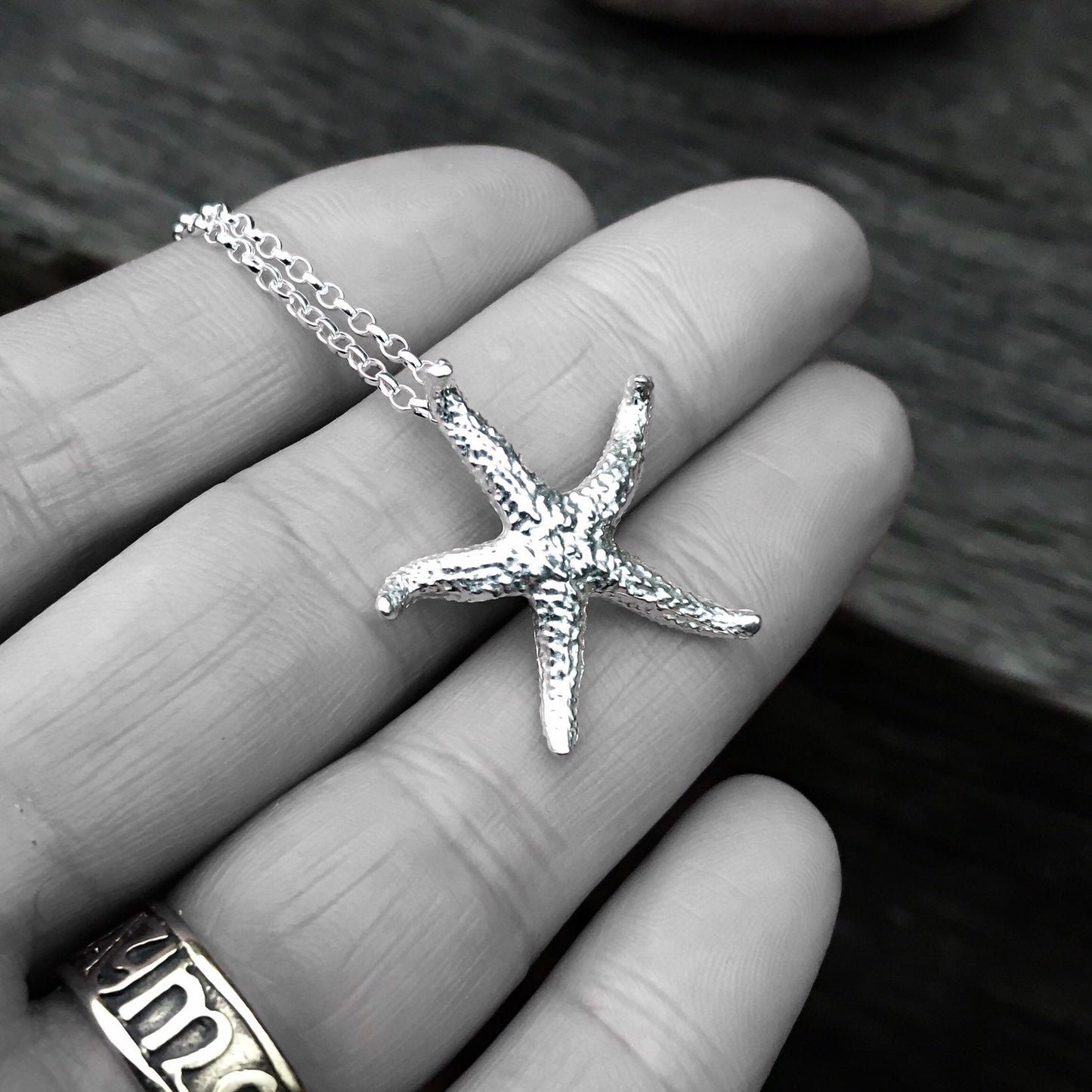 Sterling Silver Starfish Necklace