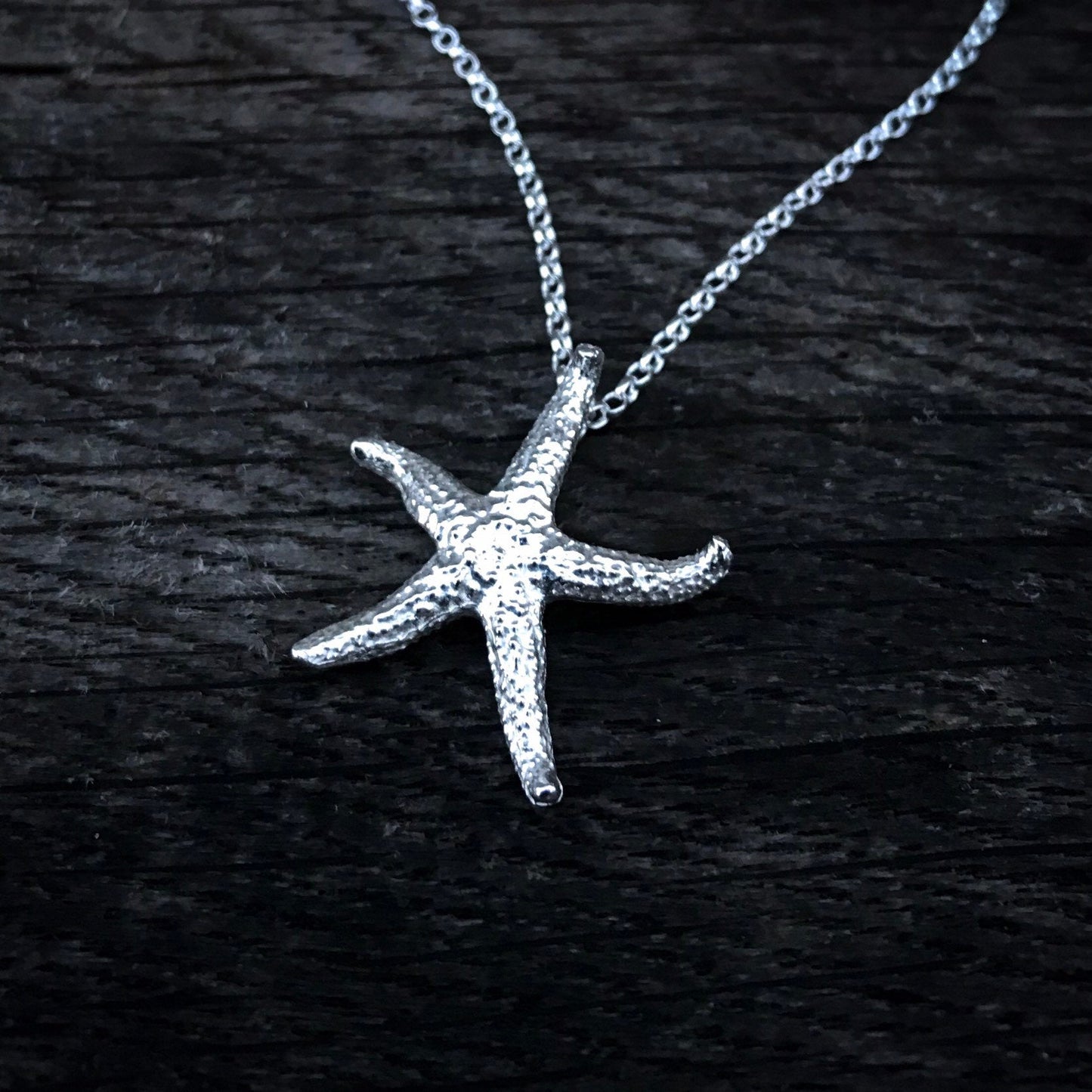 Sterling Silver Starfish Necklace