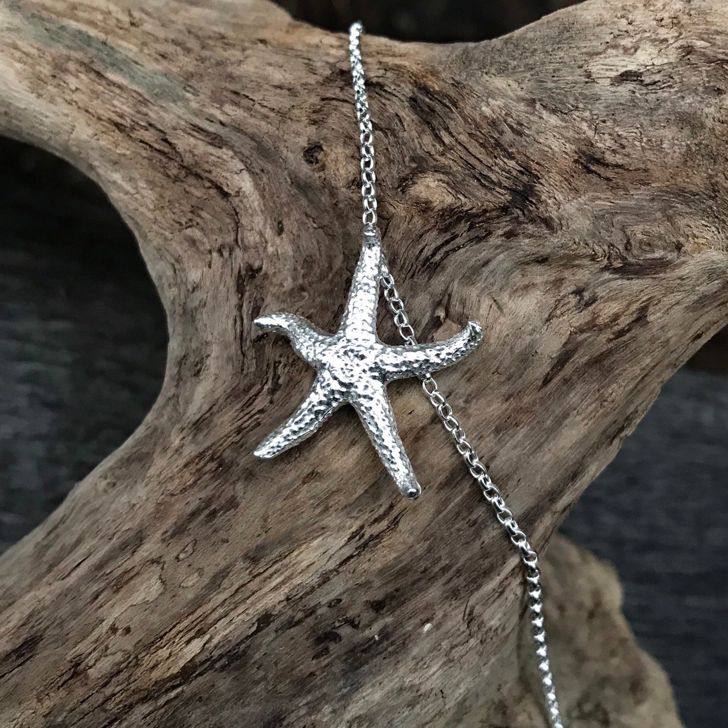 Sterling Silver Starfish Necklace