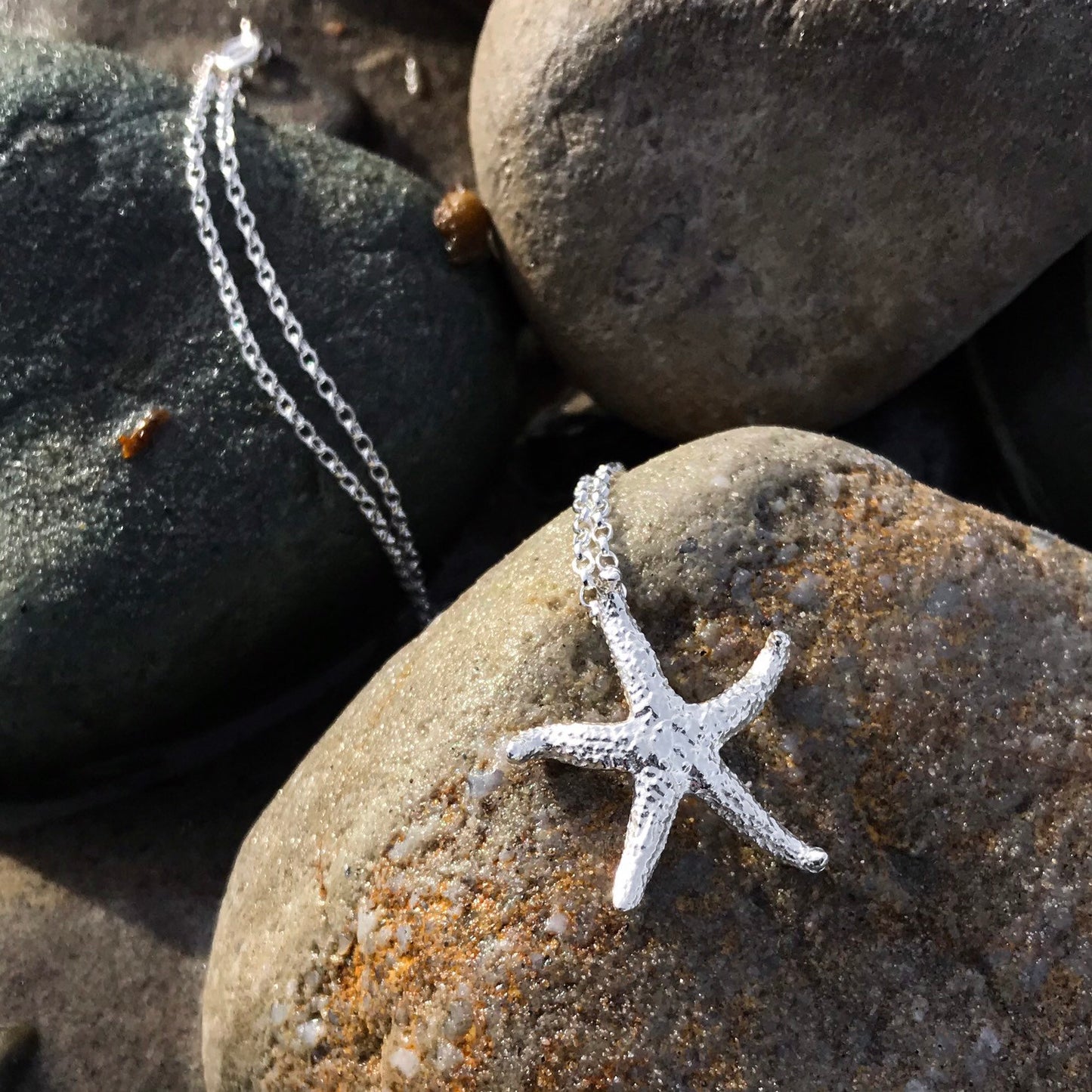 Sterling Silver Starfish Necklace