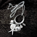 Shellseeker Sterling Silver Shell Charm Necklace