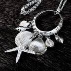 Shellseeker Sterling Silver Shell Charm Necklace