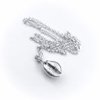 Sterling Silver Cowrie Shell Necklace