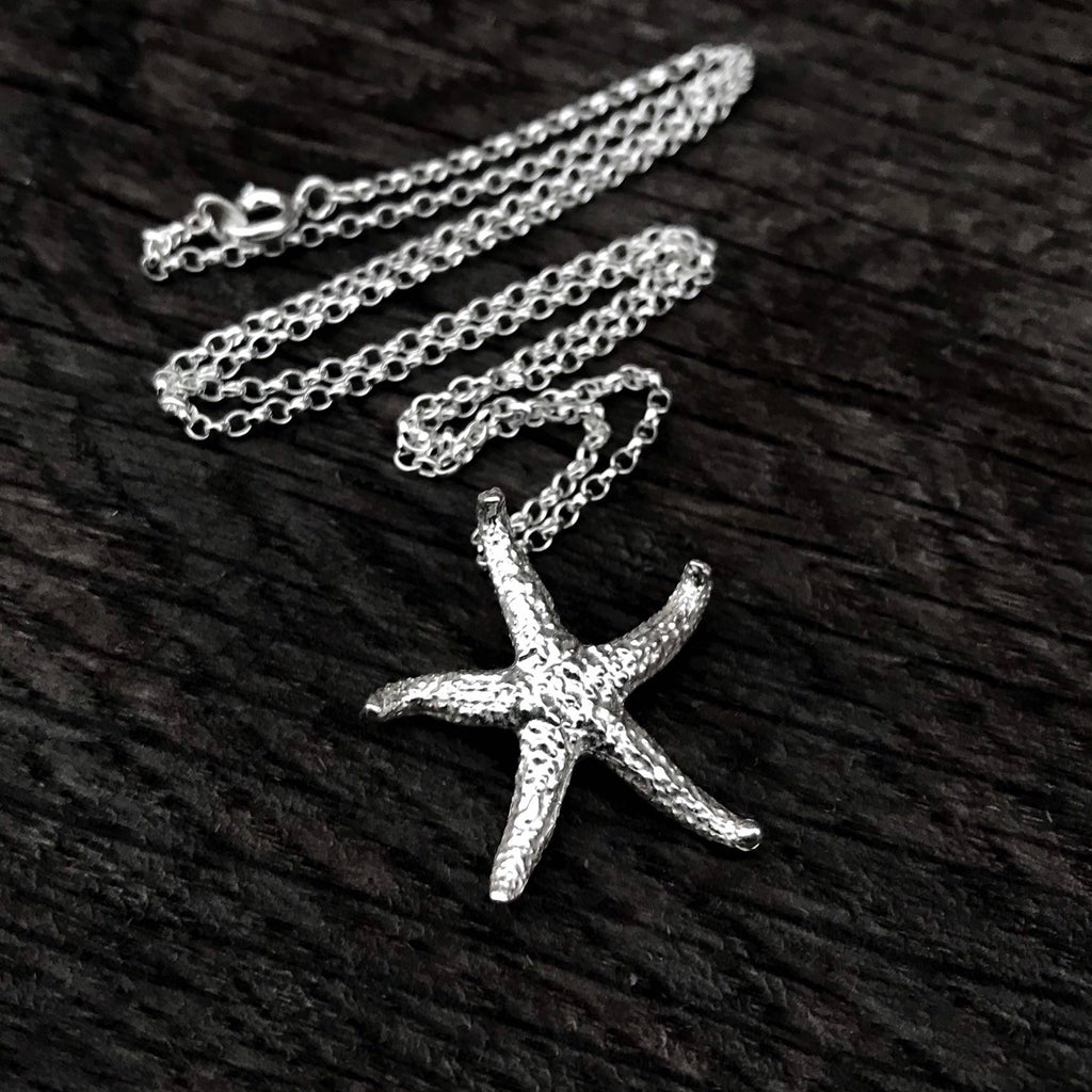 Sterling Silver Starfish Necklace