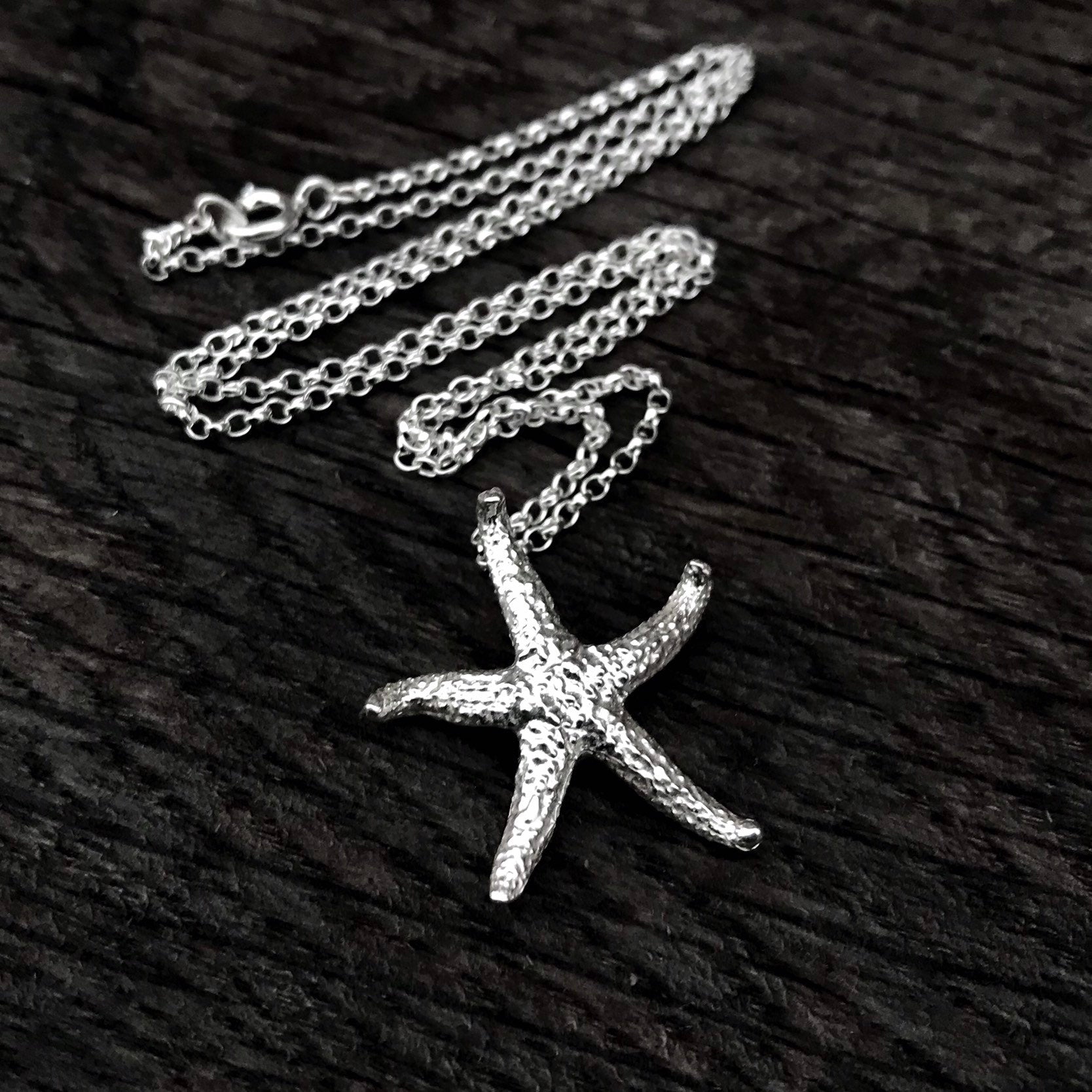 Sterling Silver Starfish Necklace
