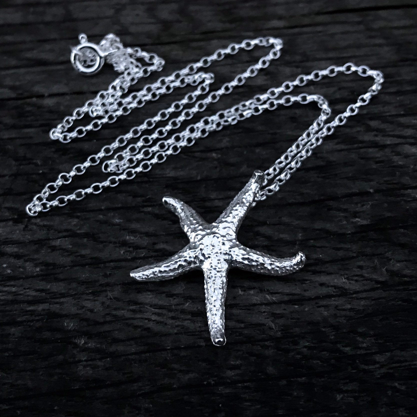 Sterling Silver Starfish Necklace