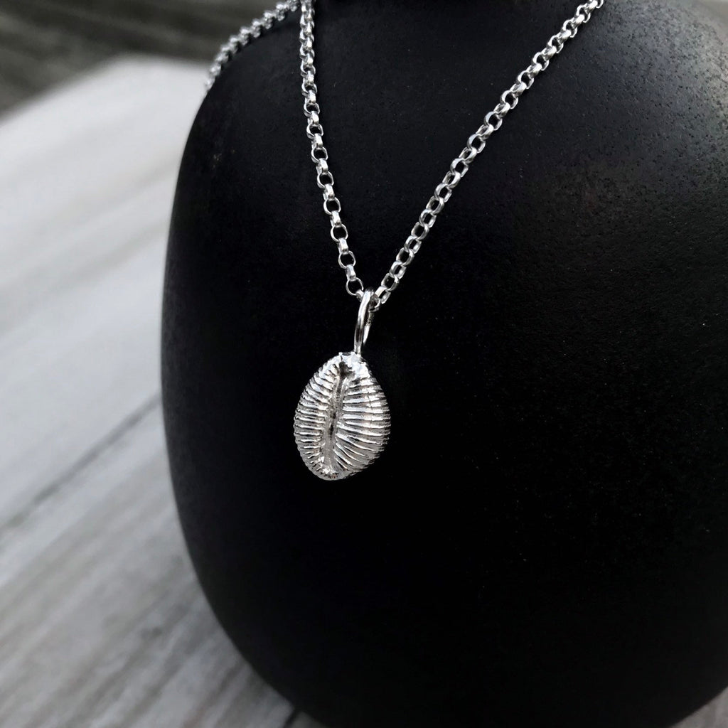 Sterling Silver Cowrie Shell Necklace