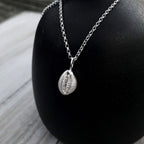 Sterling Silver Cowrie Shell Necklace