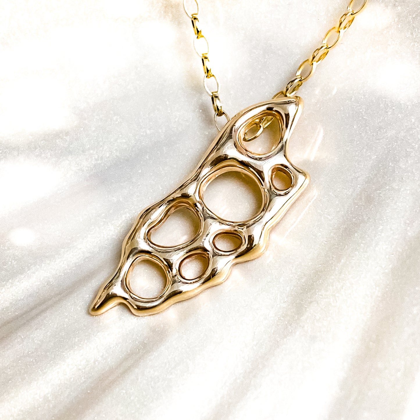 Gold Infinity Isle of Man Necklace
