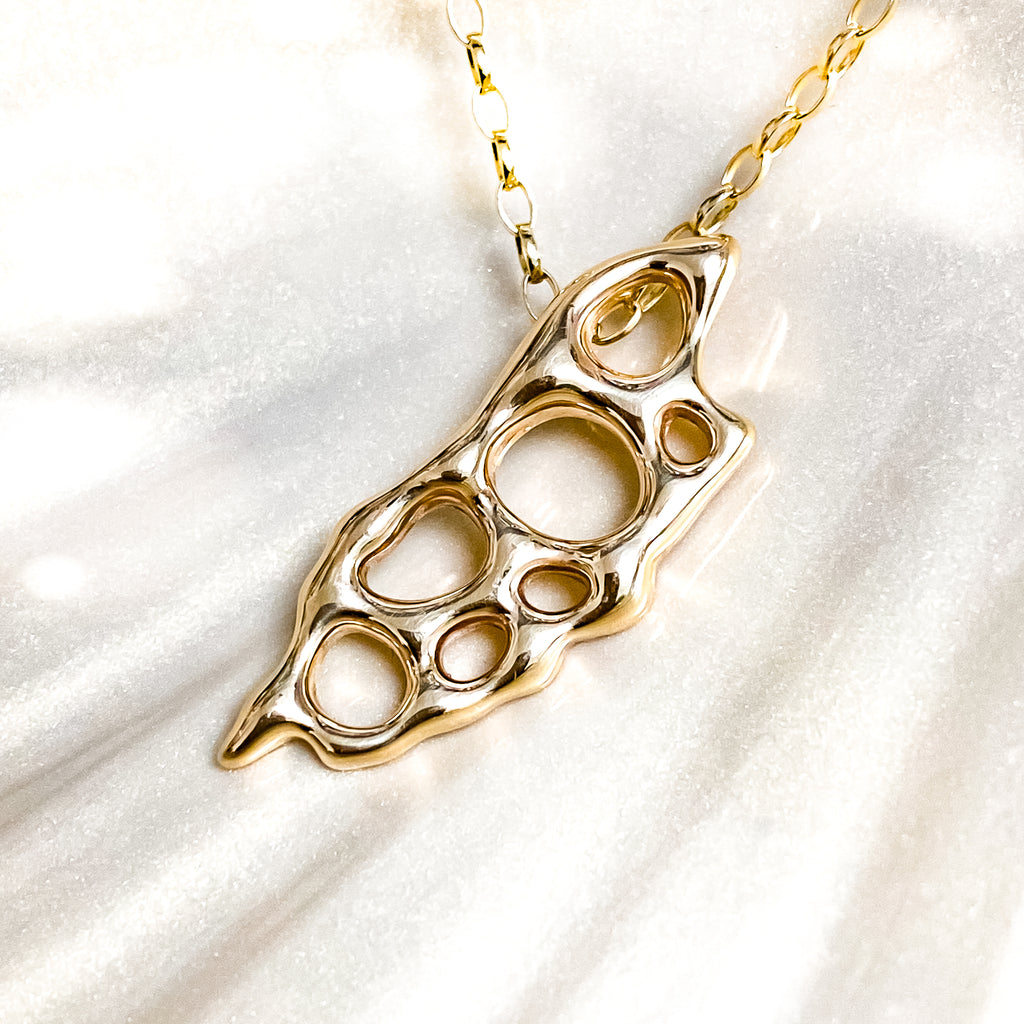 Gold Infinity Isle of Man Necklace
