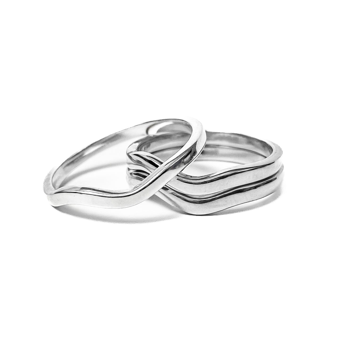 Sterling Silver Wave Ring