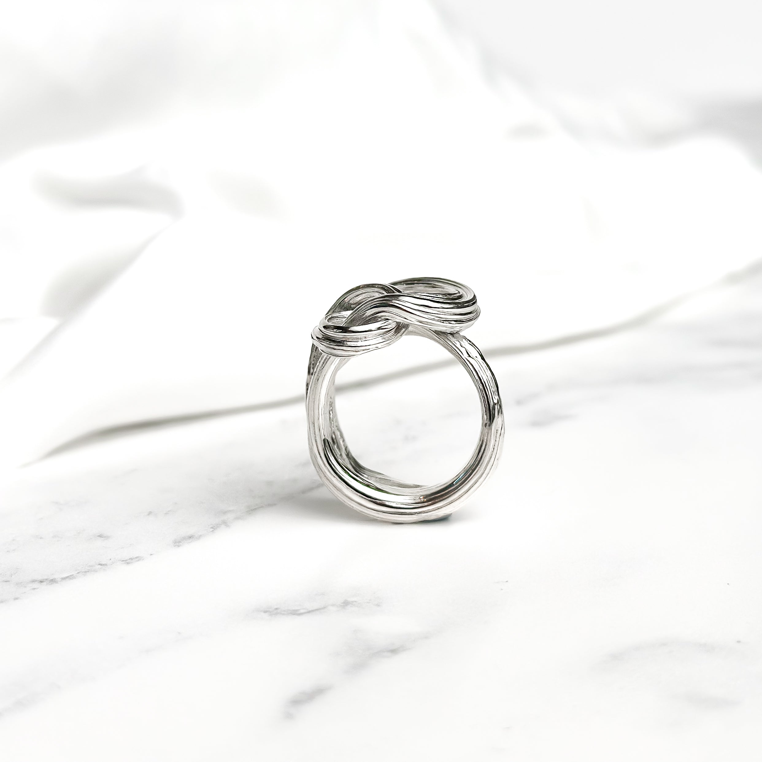 One of a kind Drift Sterling Silver Ring - Size M