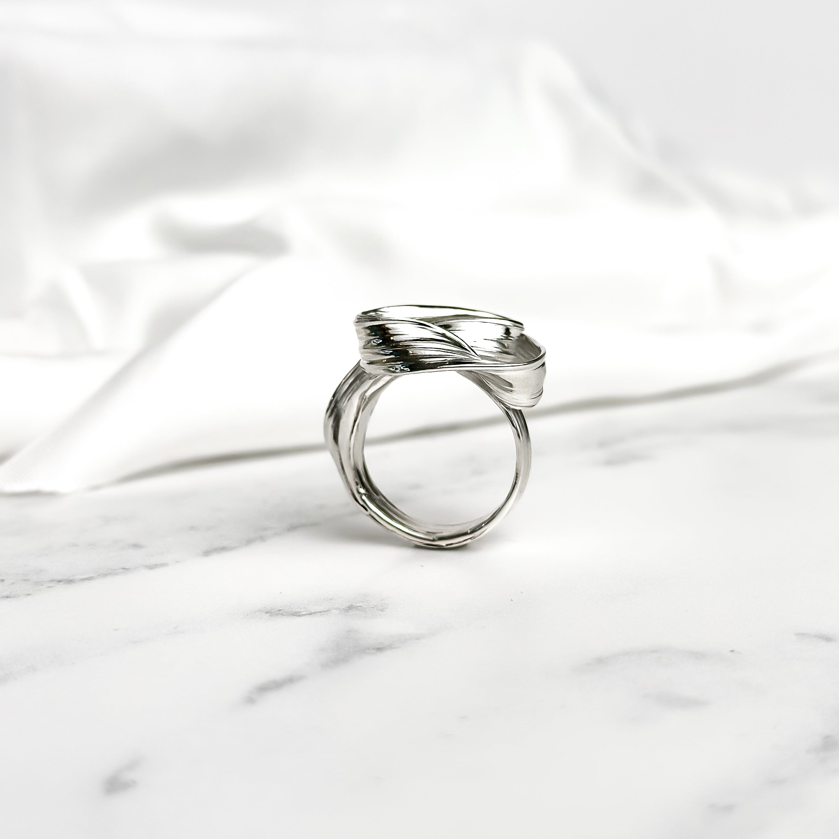 One of a kind Drift Sterling Silver Ring - Size N