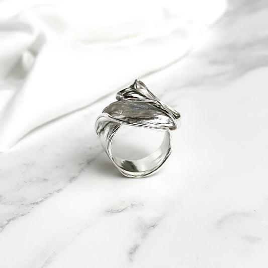 One of a Kind Drift Sterling Silver Ring - Size S