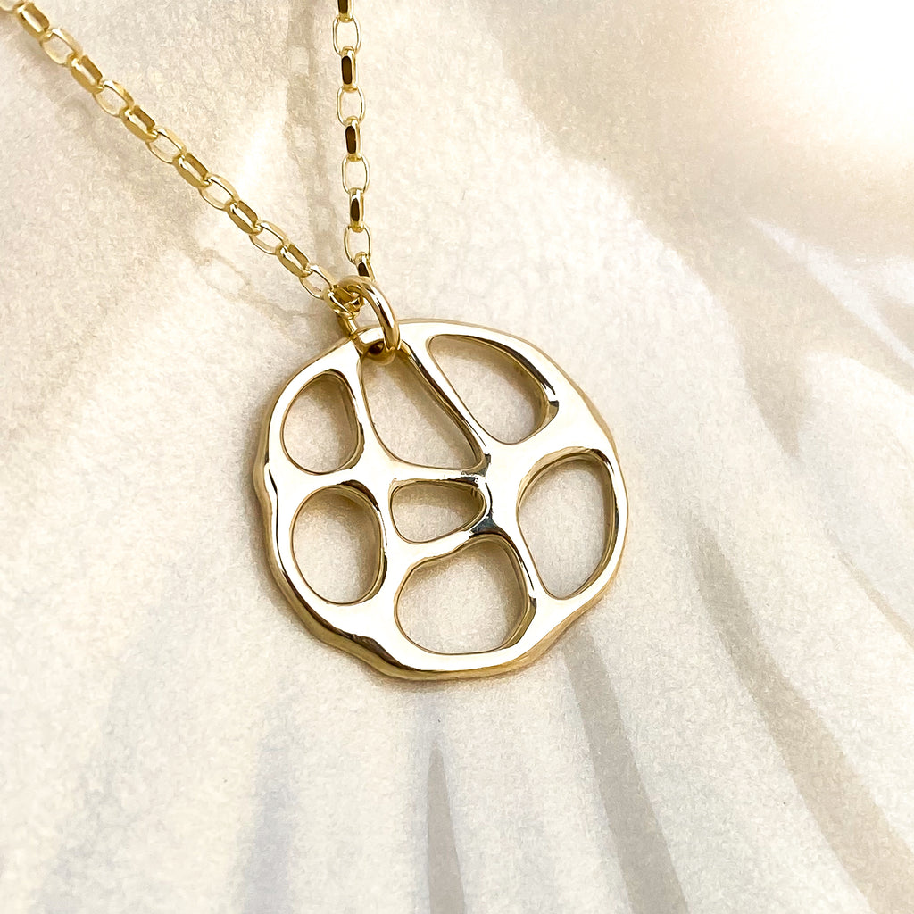 Gold Infinity Pendant Necklace