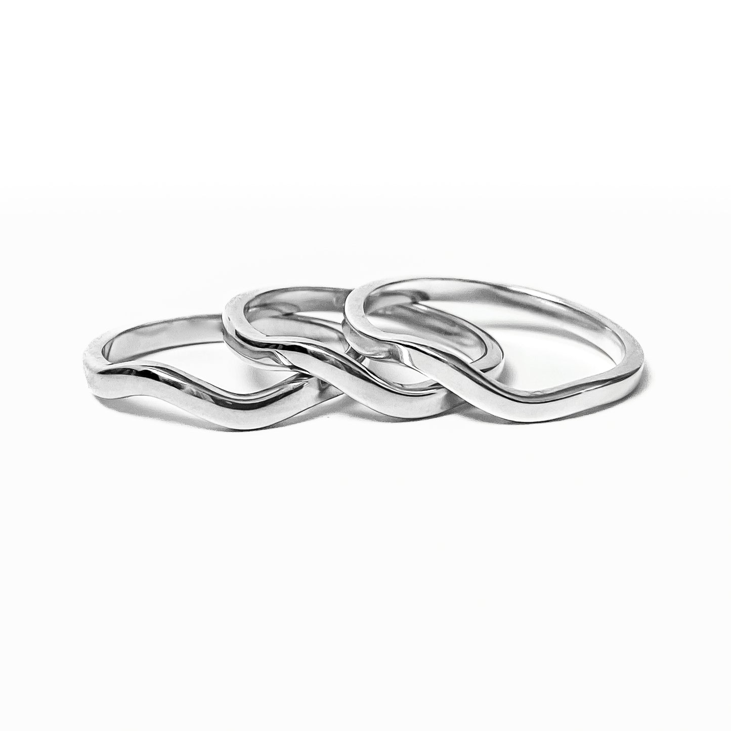 Sterling Silver Wave Ring