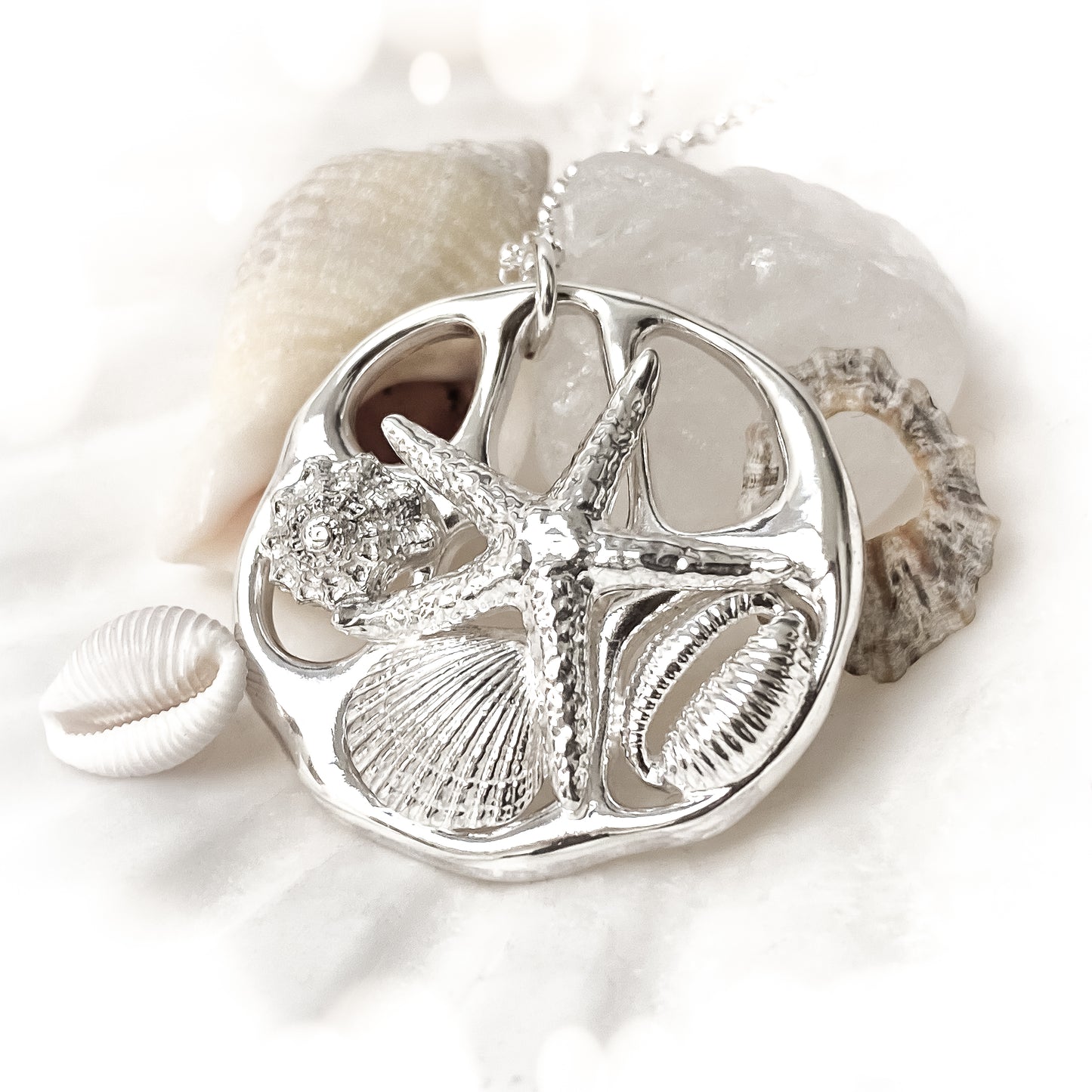 Sterling Silver Beachcomber Pendant Necklace - No. 4