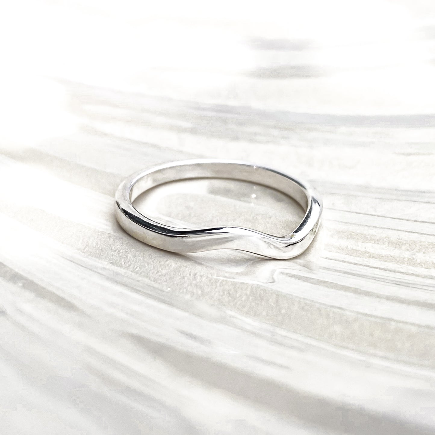 Sterling Silver Wave Ring