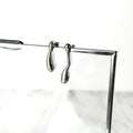 One of a Kind Molten Sterling Silver Stud Earrings - No. 1