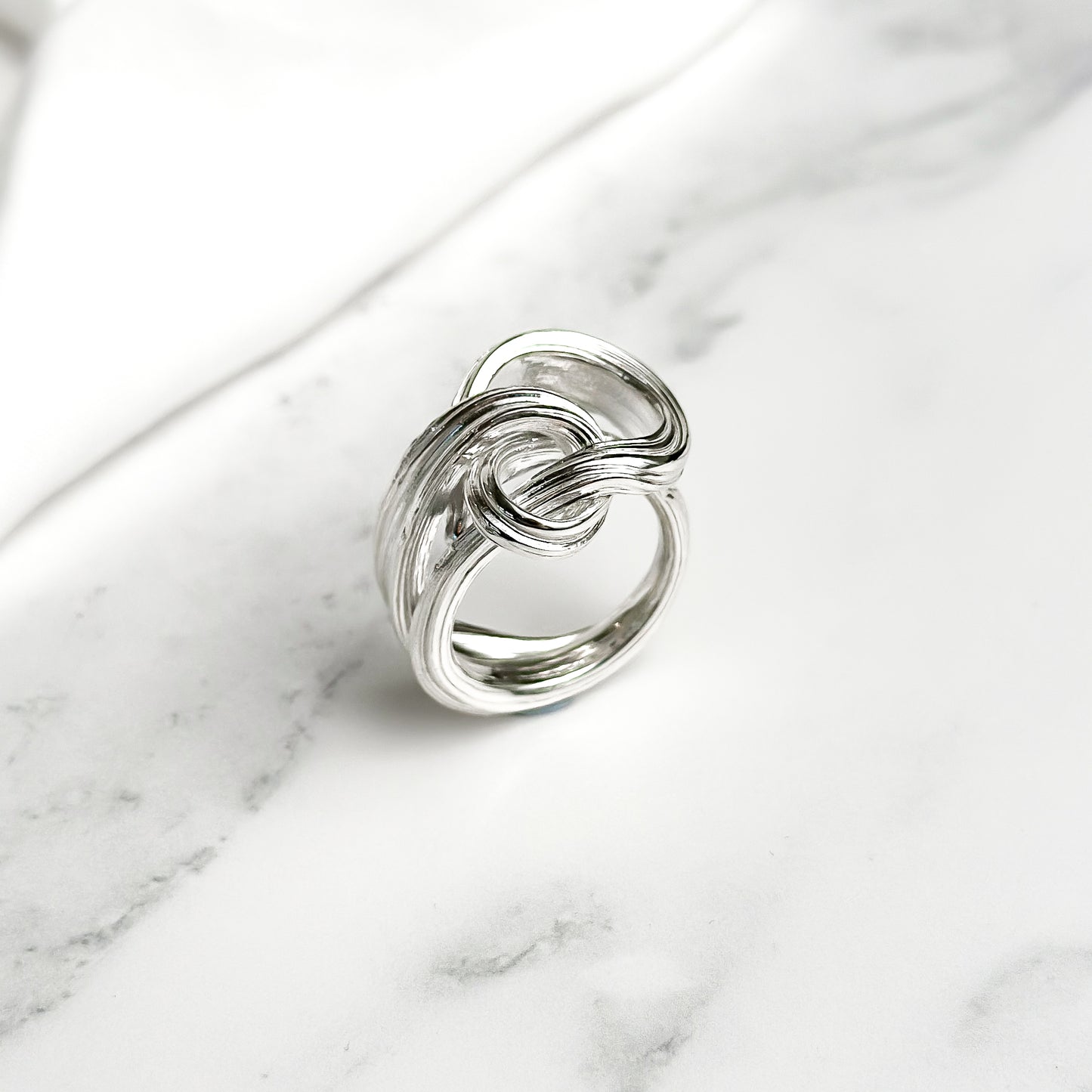One of a kind Drift Sterling Silver Ring - Size M