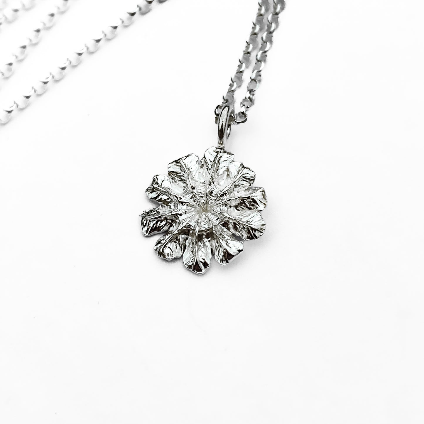 Silver Poppy Seed Necklace