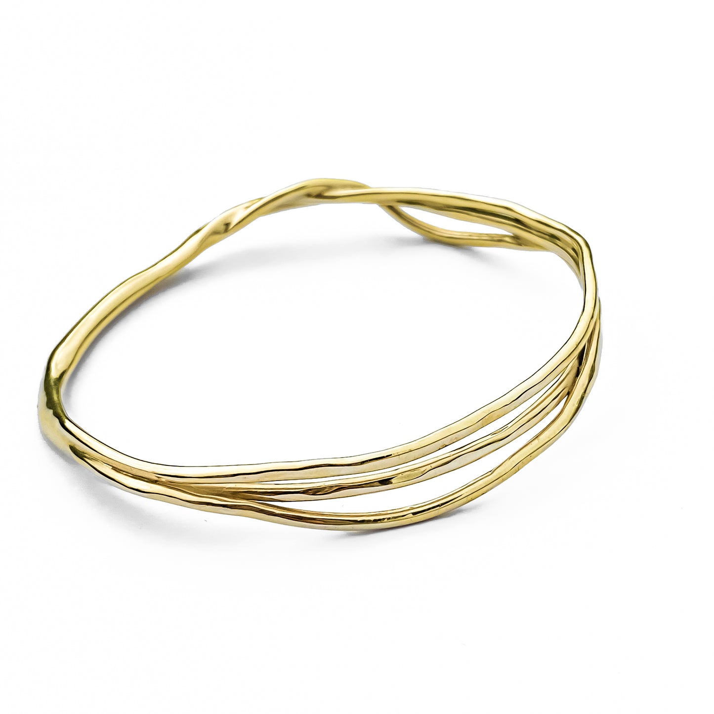 Gold Organic Bangle