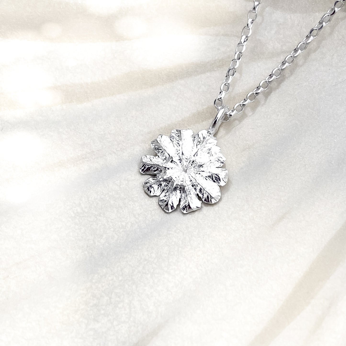 Silver Poppy Seed Necklace