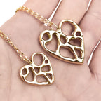 Gold Infinity Heart Necklace