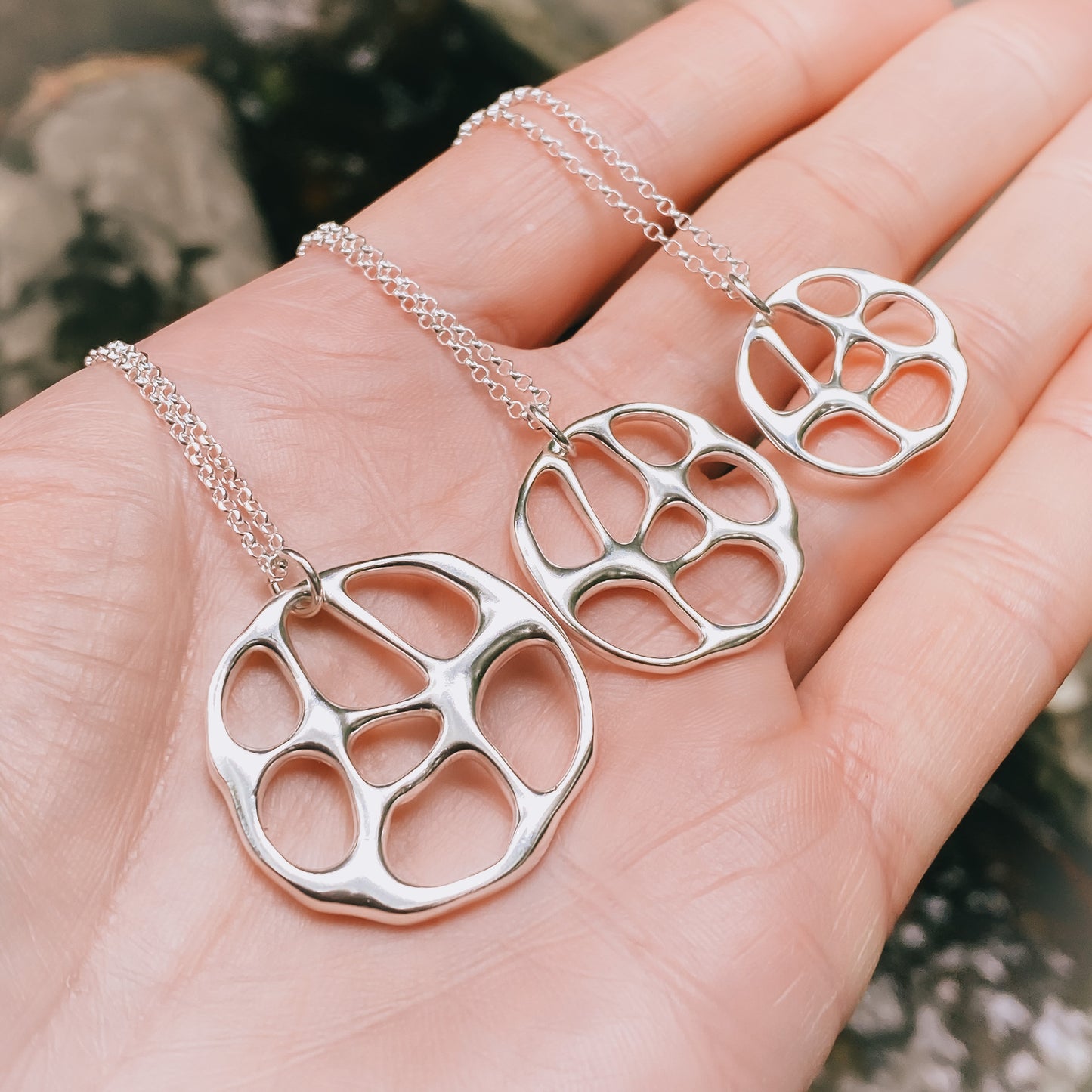 Silver Infinity Pendant Necklace