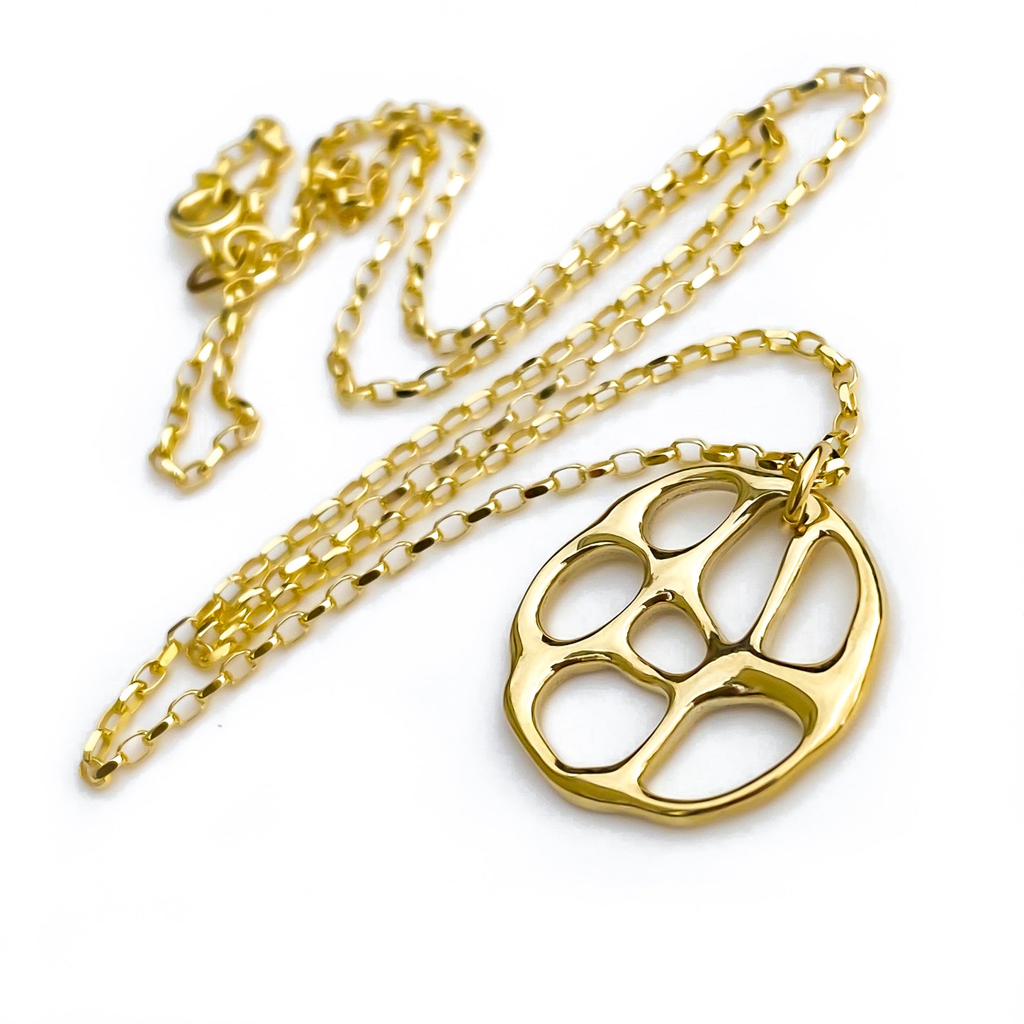 Gold Infinity Pendant Necklace