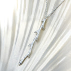Sterling Silver Elm Twig Necklace