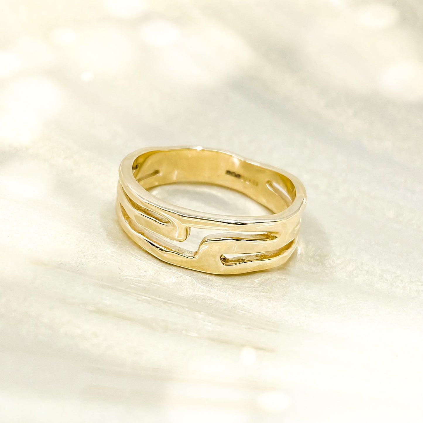 Gold Organic Design Ring