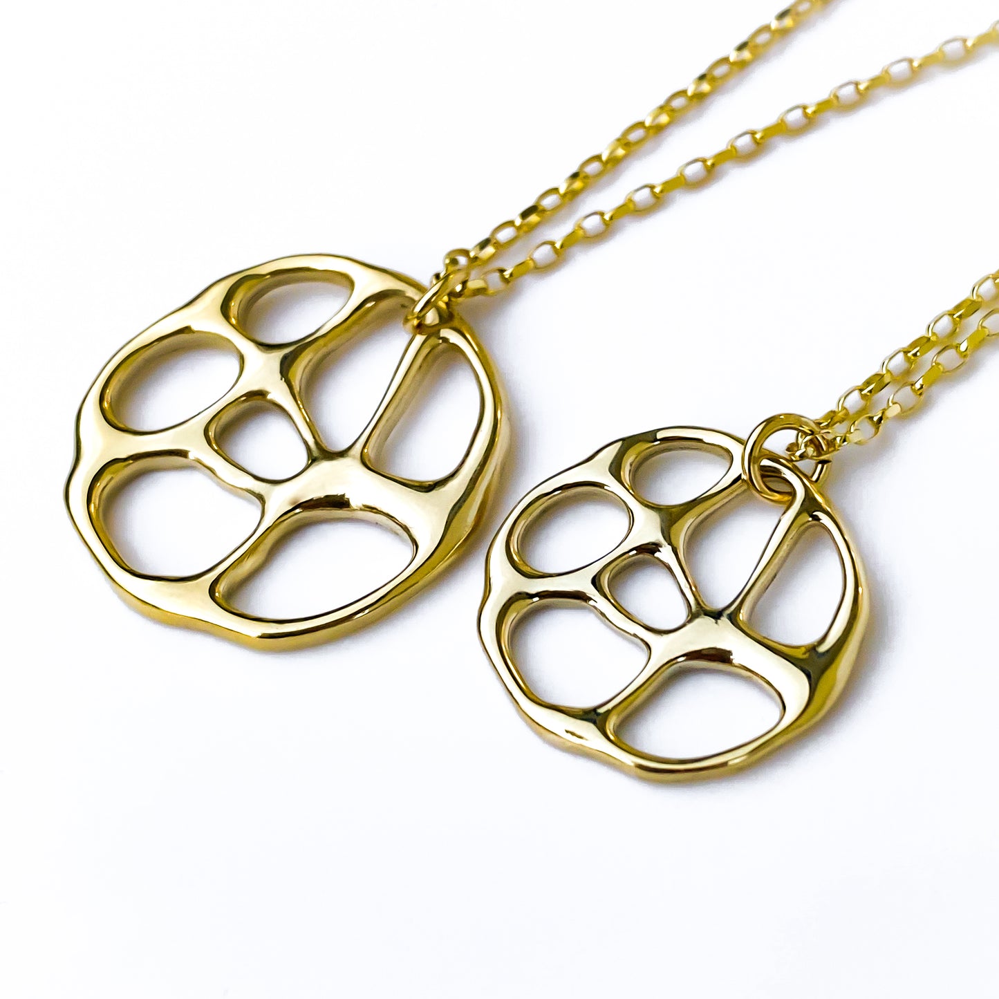 Gold Infinity Pendant Necklace