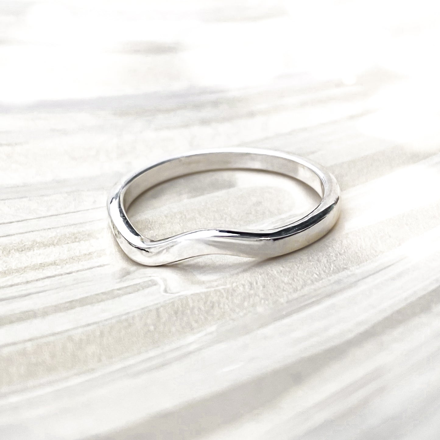 Sterling Silver Wave Ring